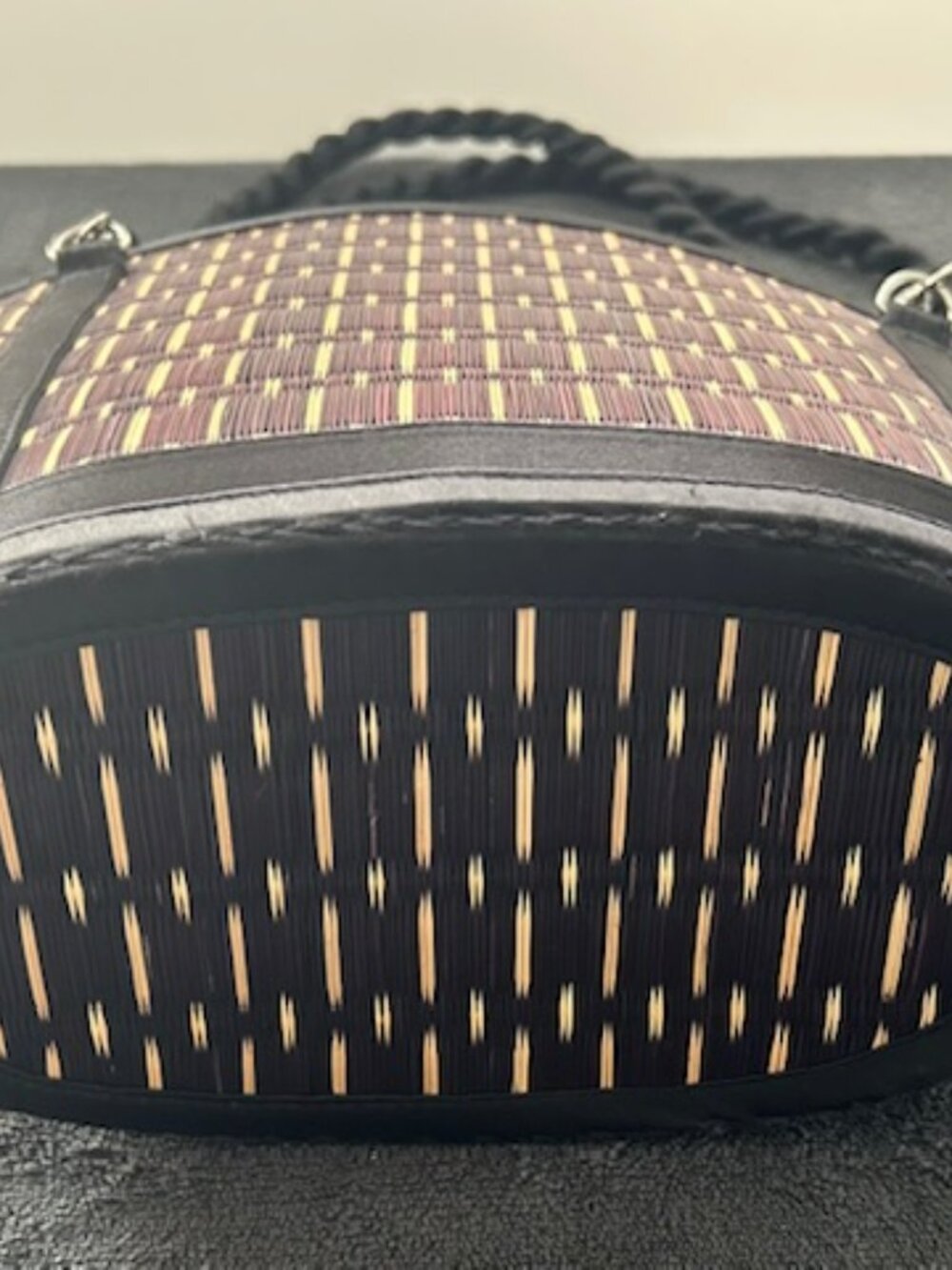 Baskets of Cambodia Saraye Purse – Woven Grass Boho Handbag - Picture 6 of 6